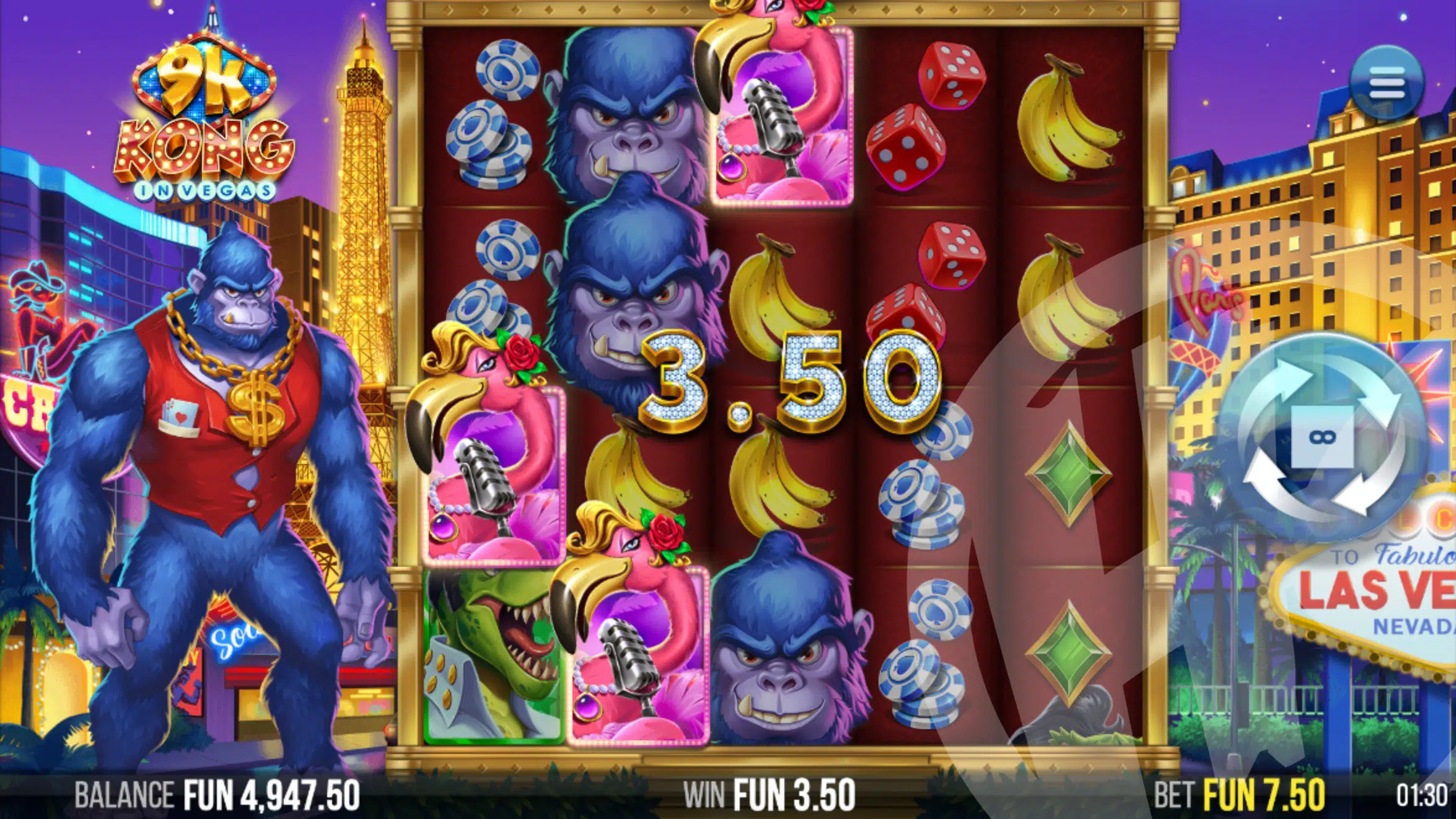 9k Kong in Vegas Slot Review pic 17